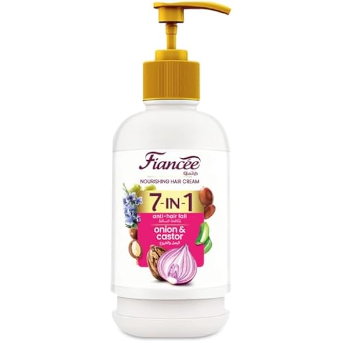 Fiancée 7 in 1 Hair Cream with Onion and Castor - 240ML